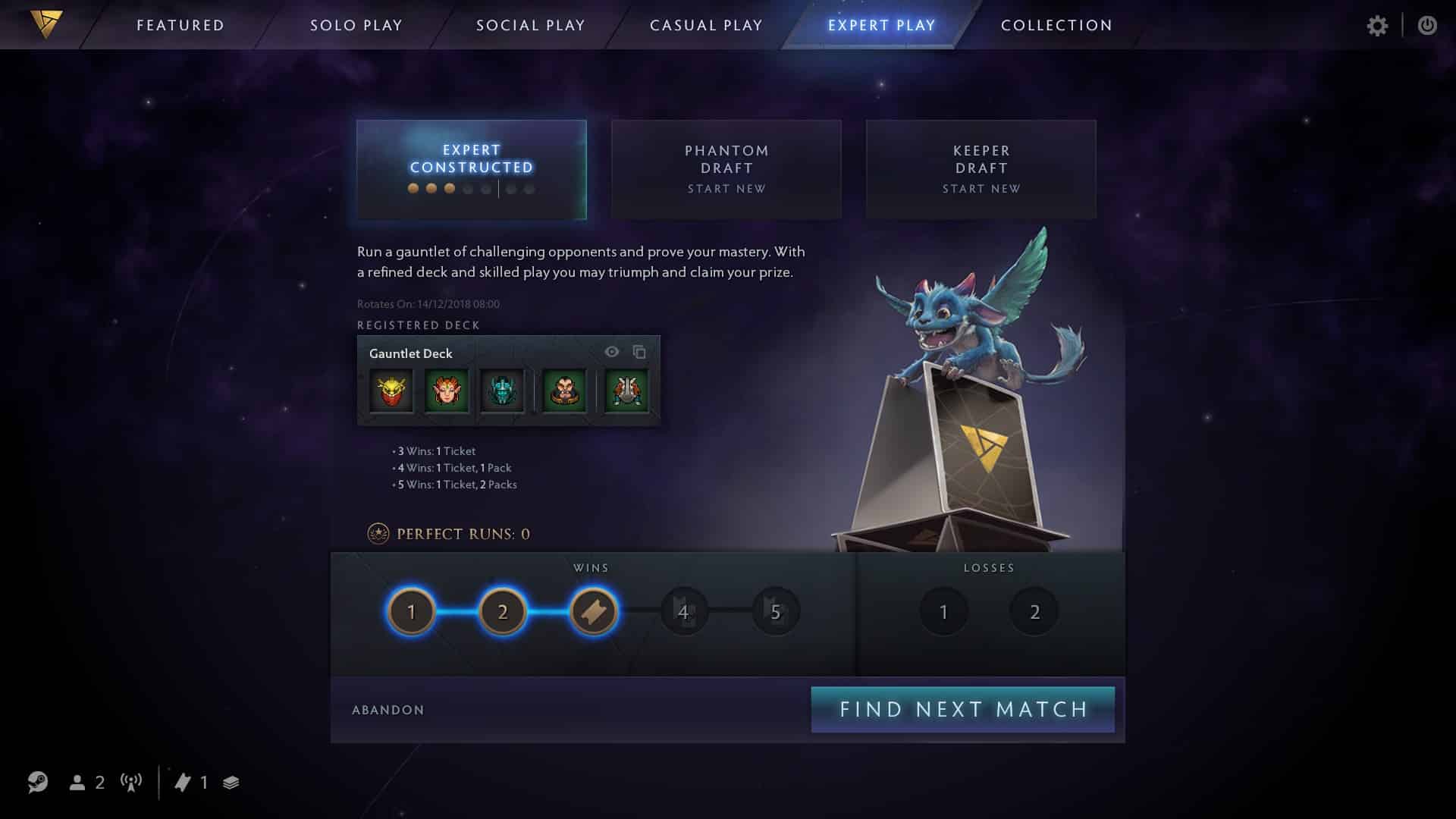 Expert winning Artifact