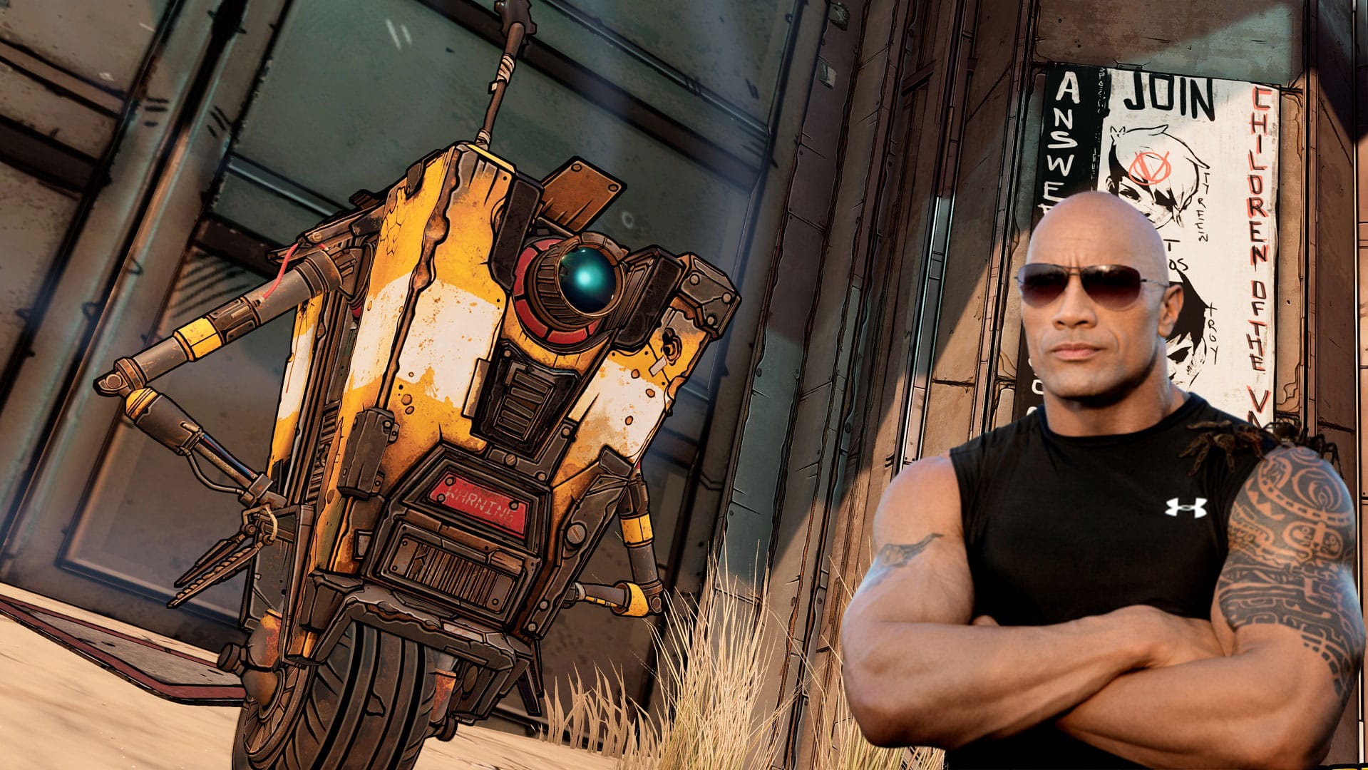 Borderlands film The Rock