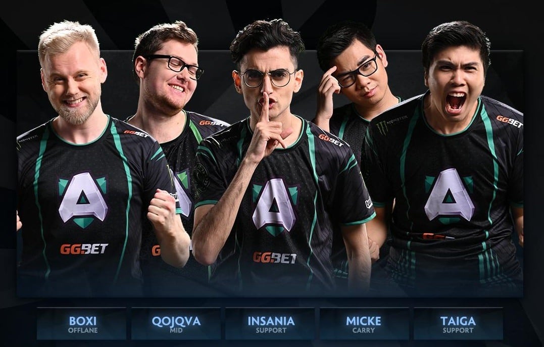 Team Liquid Dota 2 roster Dota 2 esports Alliance