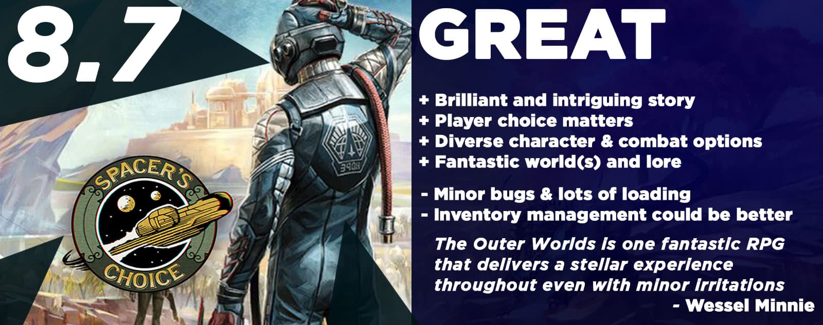 The Outer Worlds: Spacer's Choice Edition brings the RPG to new