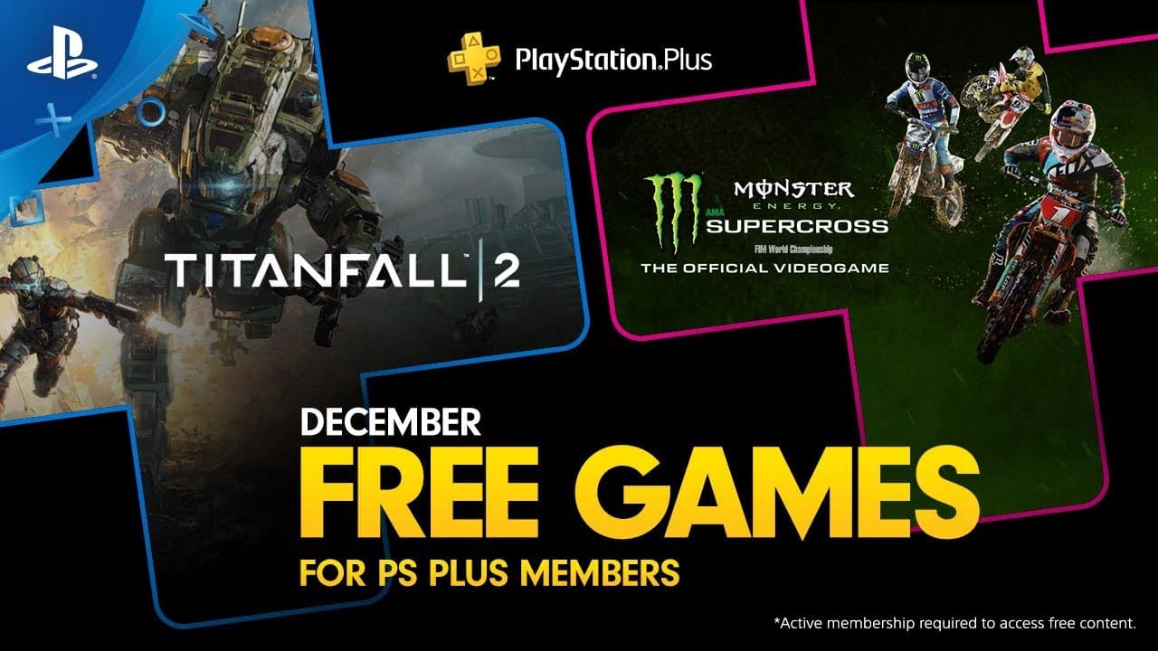 PlayStation Plus December 2019 free games lineup Sony Titanfall 2