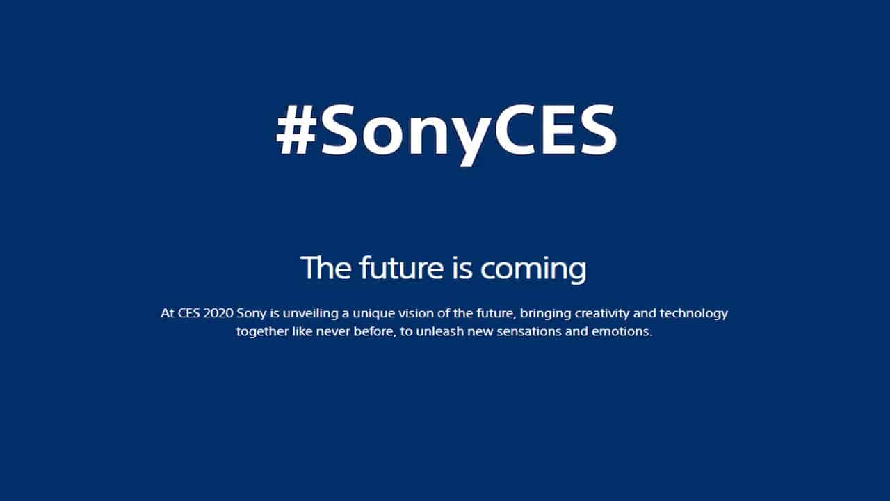 Sony Teases “The Future is Coming” Reveal for CES 2020