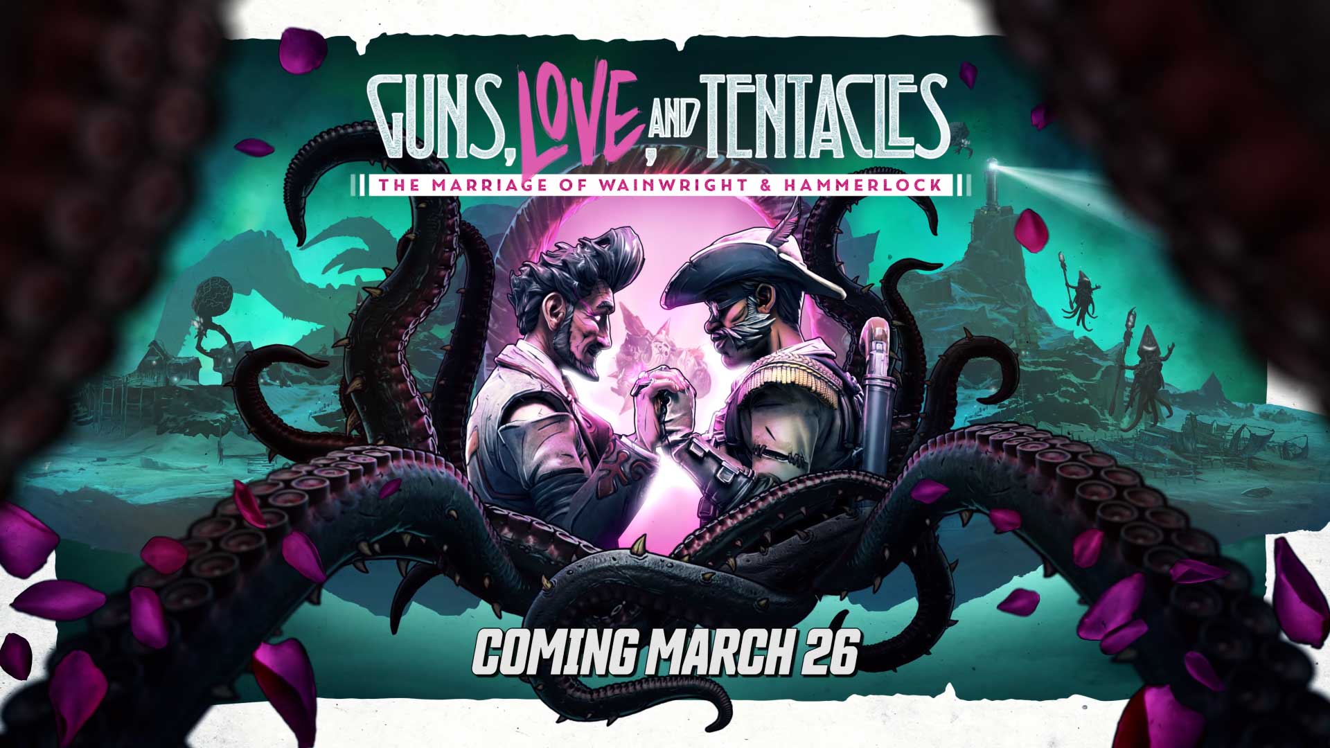 Borderlands 3 DLC Steam Epic games Store Guns, Love and Tentacles - The Marriage of Wainwright and Hammerlock