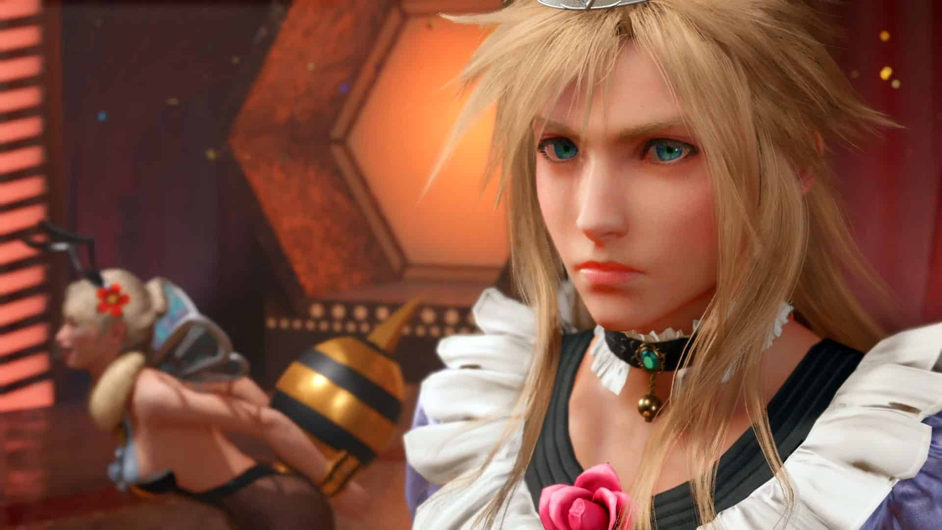 Final Fantasy VII Remake - Cloud in Drag