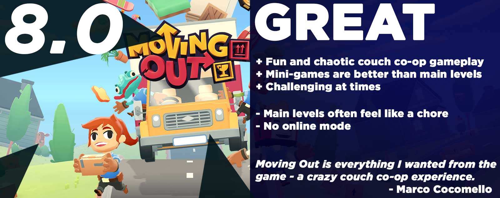 Moving Out Review