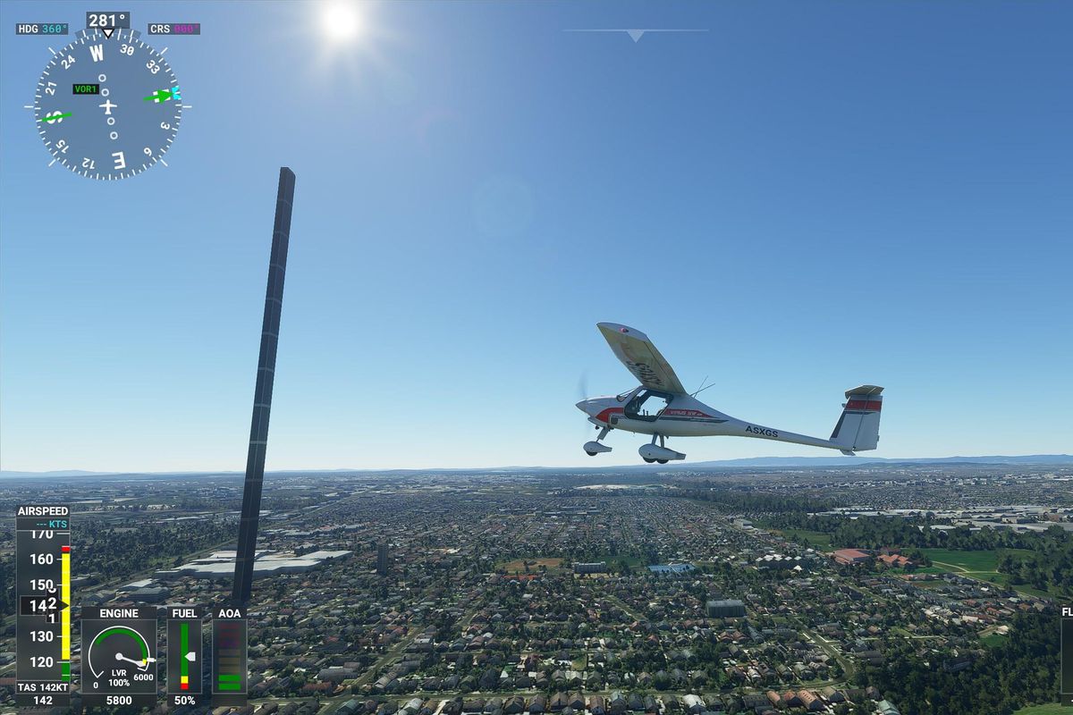 Microsoft Flight Simulator Bug Turns Objects Into Scary Monstrosities