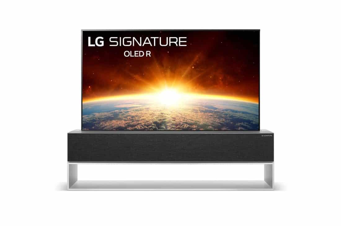 LG Rollable Signature OLED R TV