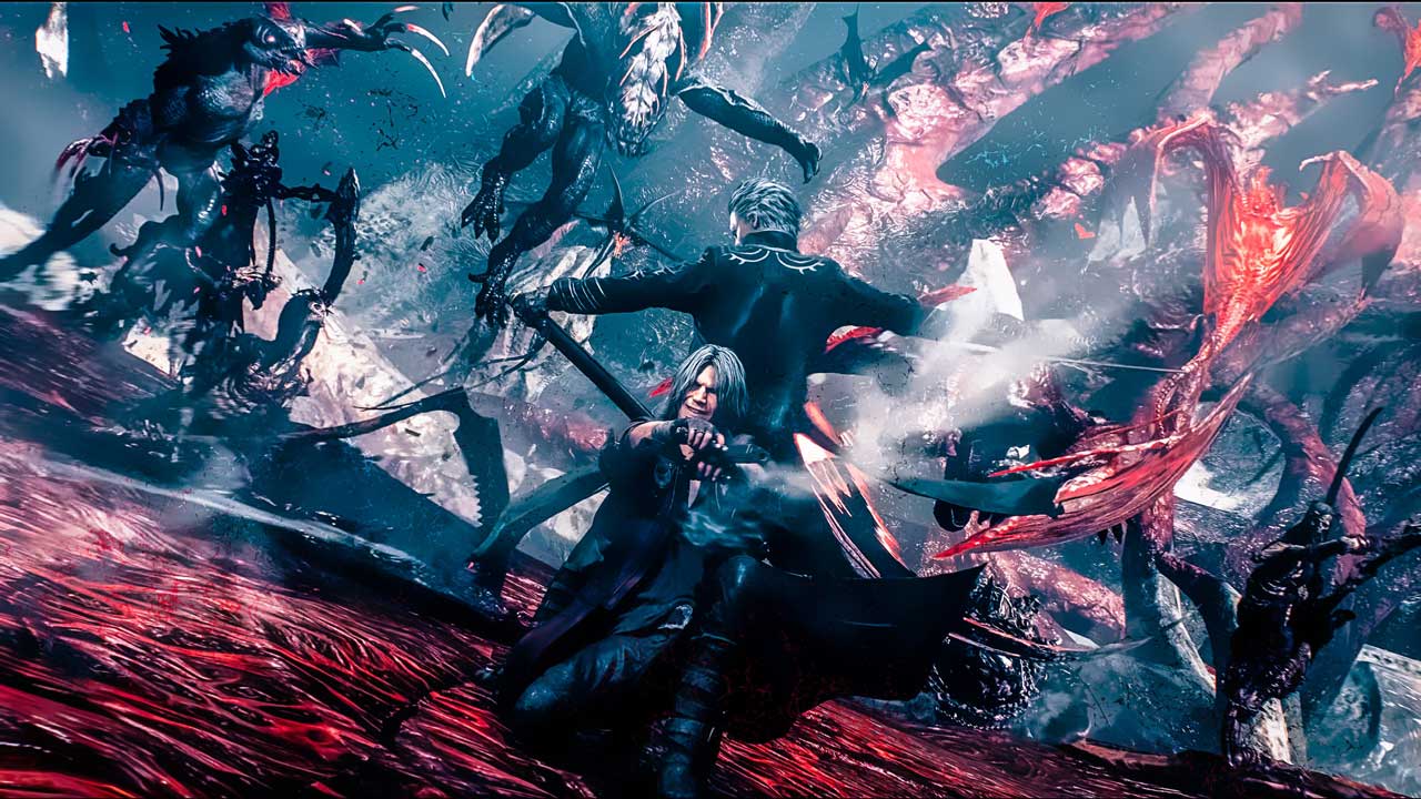 Devil May Cry 4: Special Edition Gameplay - Watch Vergil Tearing It Up