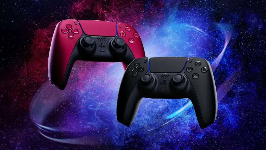 Cosmic Red and Midnight Black DualSense Controller South African Pricing