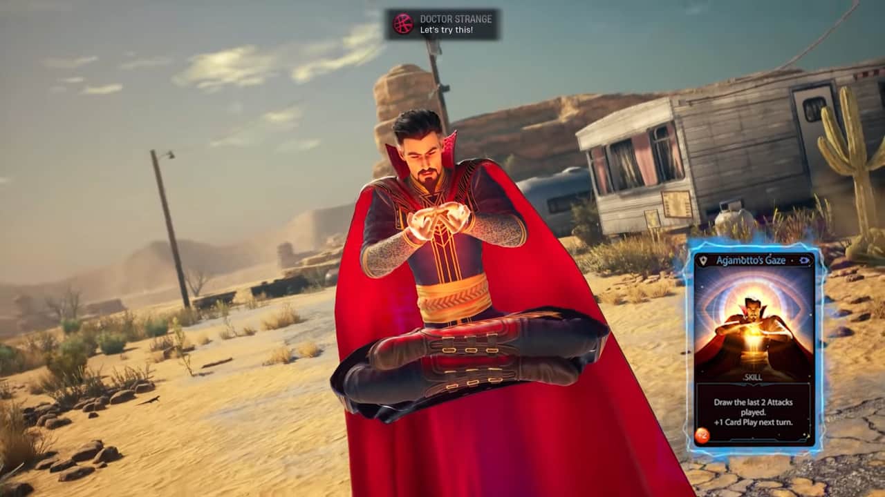 Our First Look at Doctor Strange in Marvel’s Midnight Suns
