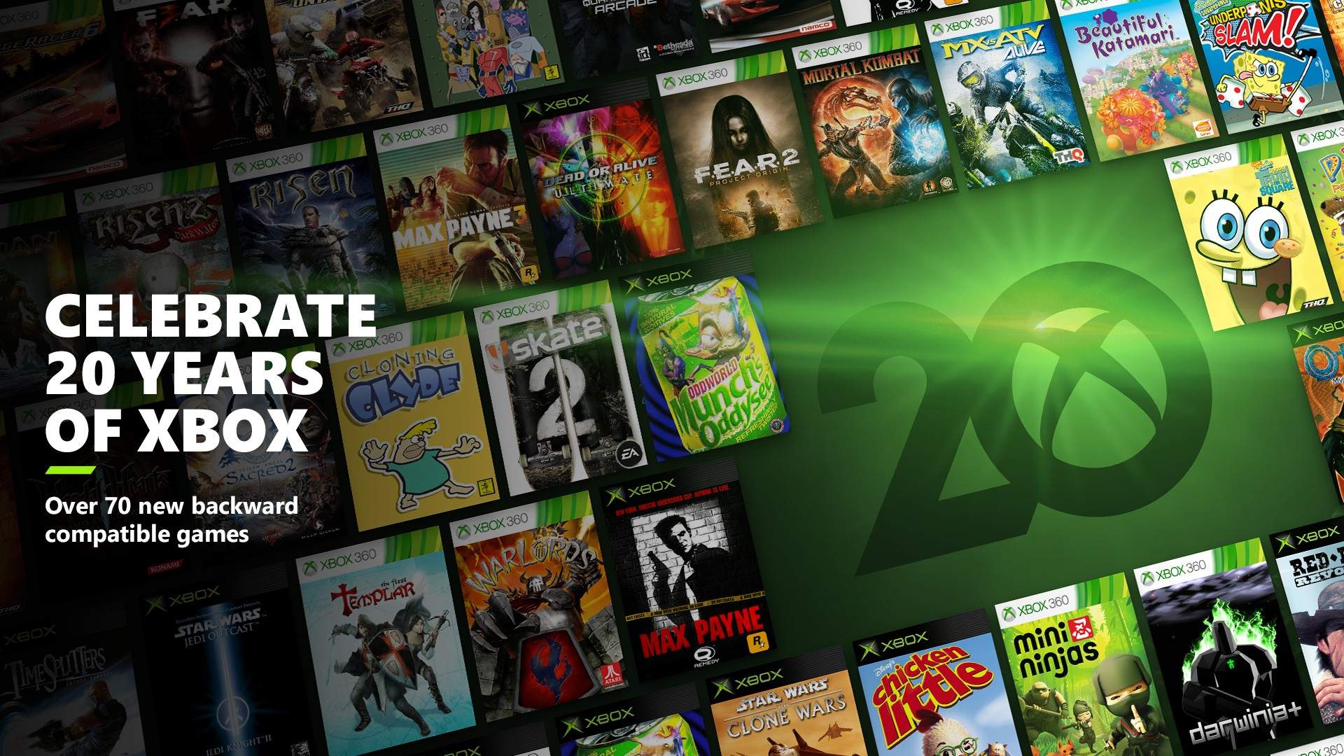 Microsoft Adds 76 Classic Games to Xbox Backwards Compatibility