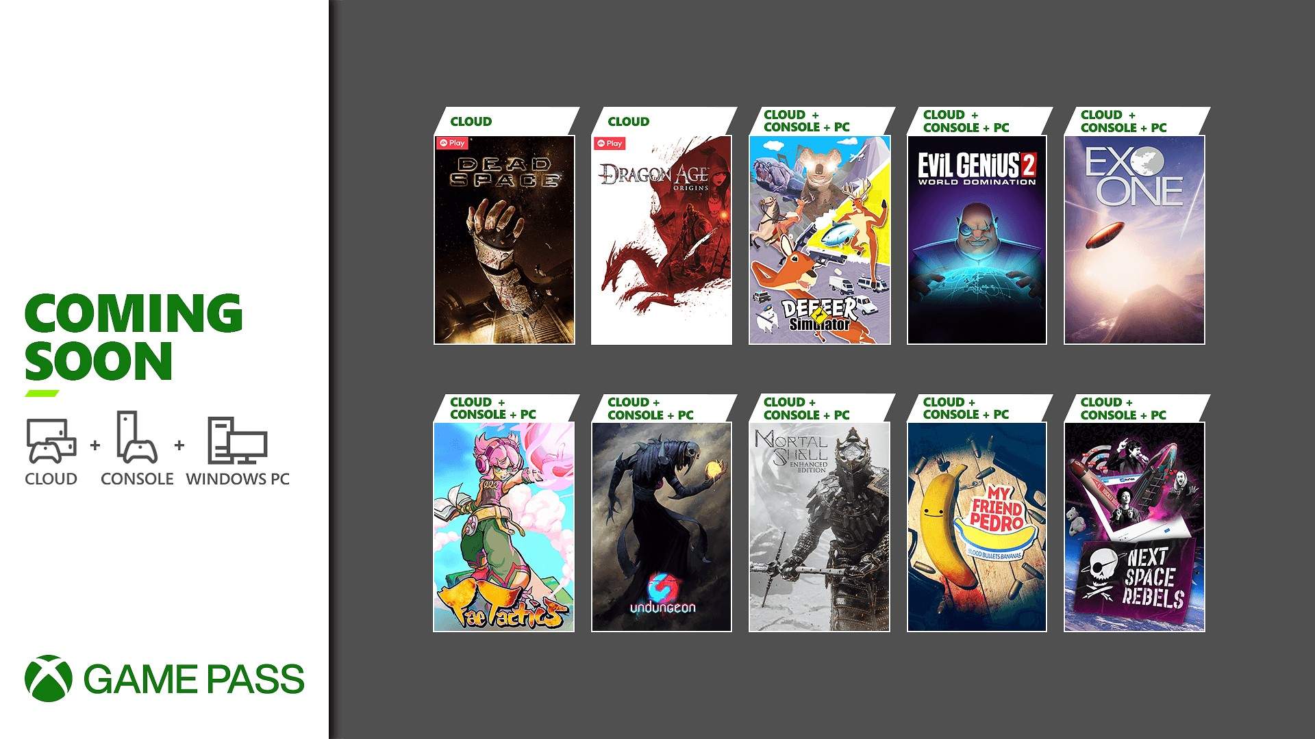 Xbox Game Pass November