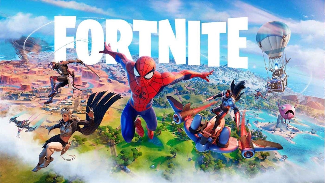 Fortnite no-build Chapter 3 Spider-Man New Island Sliding Unreal Engine 5