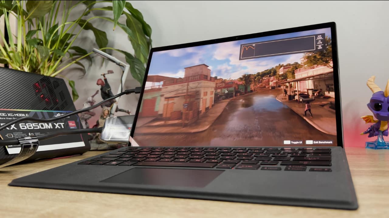 ASUS ROG Flow Z13 + XG Mobile AMD Radeon RX 6850M XT eGPU Review