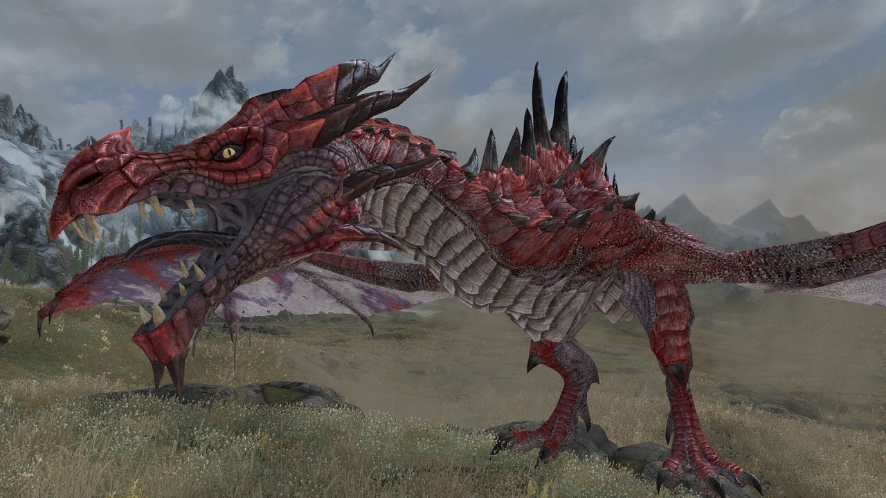 Skyrim 16K Dragon Textures Mod