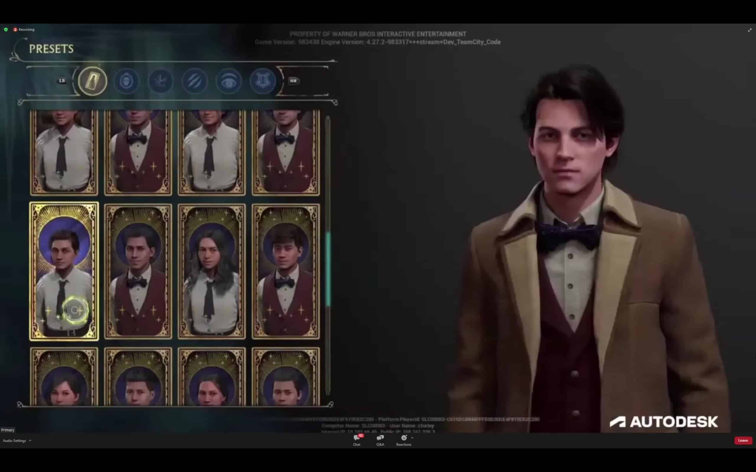 Hogwarts Legacy Character Customization