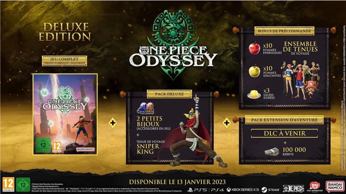 One Piece Odyssey Release Date Collector's Edition Deluxe