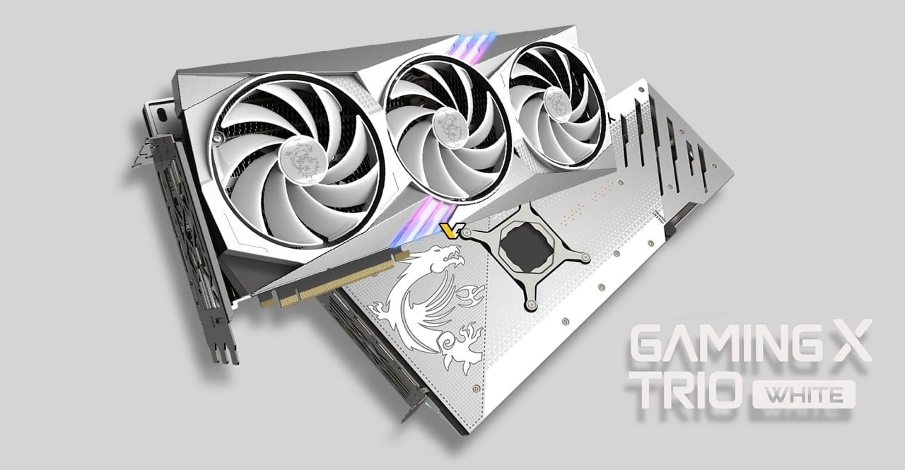 MSI NVIDIA GeForce RTX 4080 4070 Ti Gaming Trio White Graphics Cards