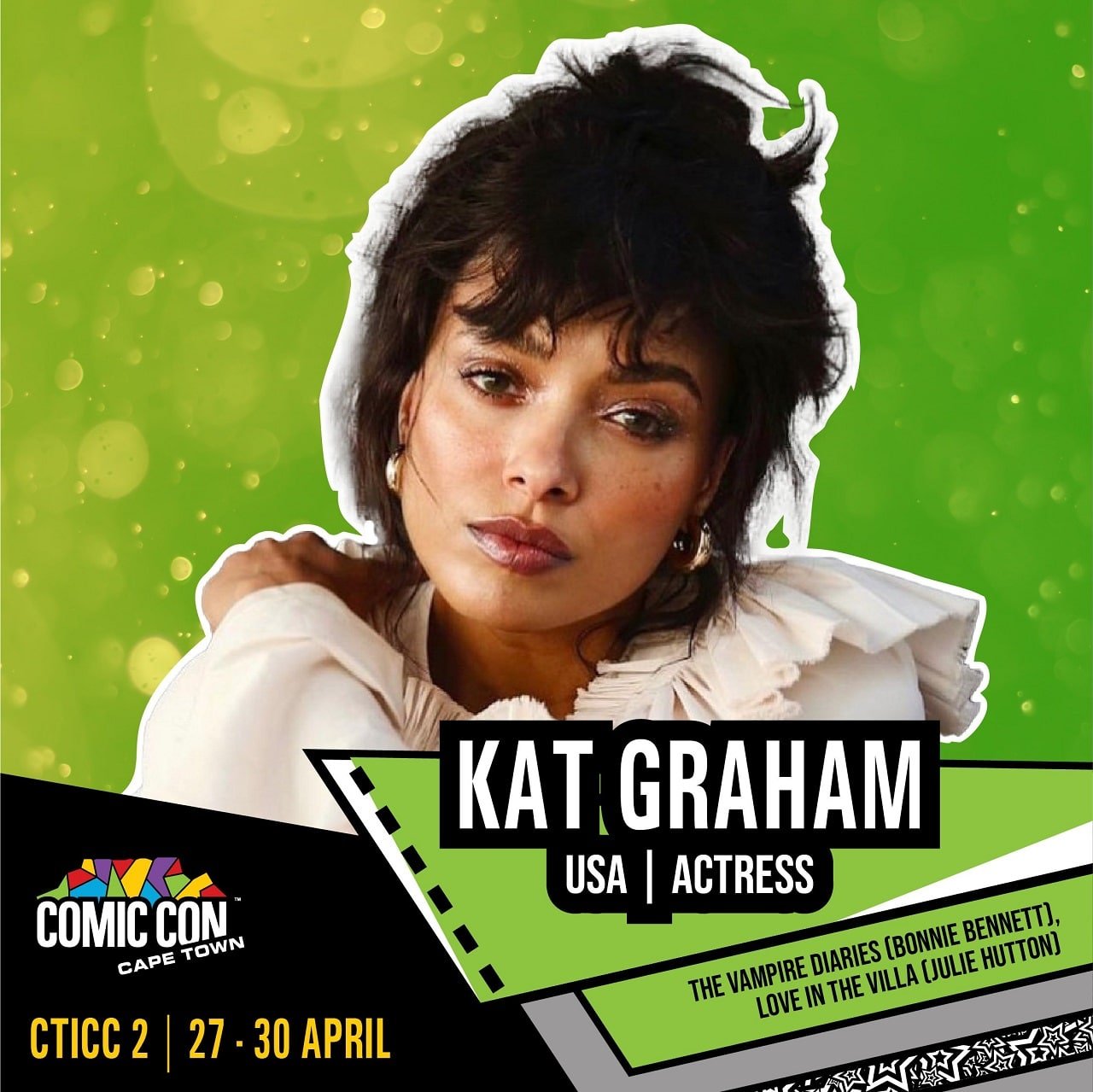 Kat Graham The Vampire Diaries Comic Con Cape Town 1
