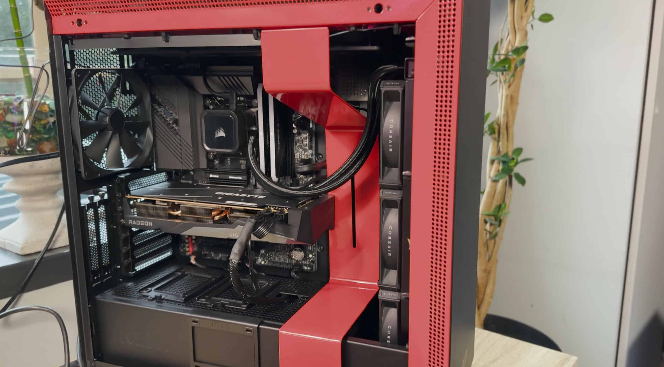 Case - NZXT H710i Black/Red