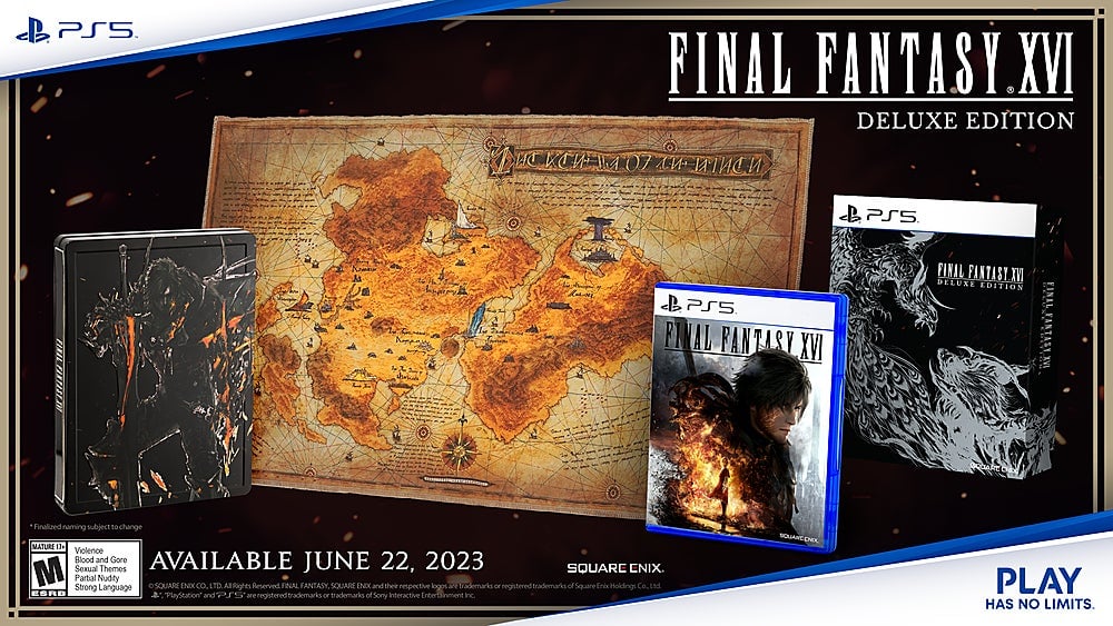 Final Fantasy XVI Digital Deluxe Collector's Edition Pre-Order Bonuses