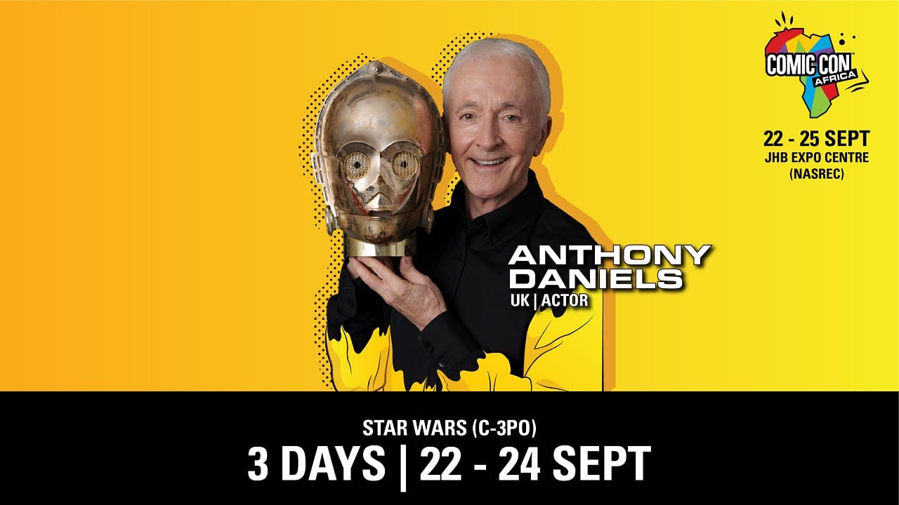 Comic Con Africa 2023 Anthony Daniels C-3PO Star Wars Guest