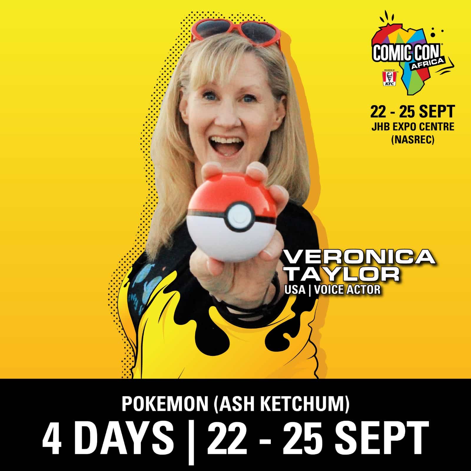Comic Con Africa 2023 Veronica Taylor Ash Ketchum Voice Actress