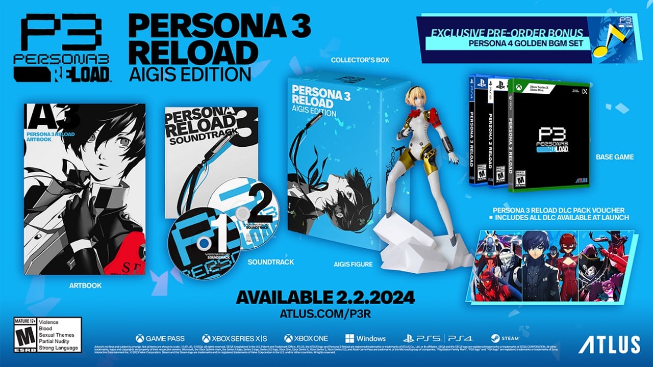 Persona 3 Reload Release Date Special Editions Pre-Order