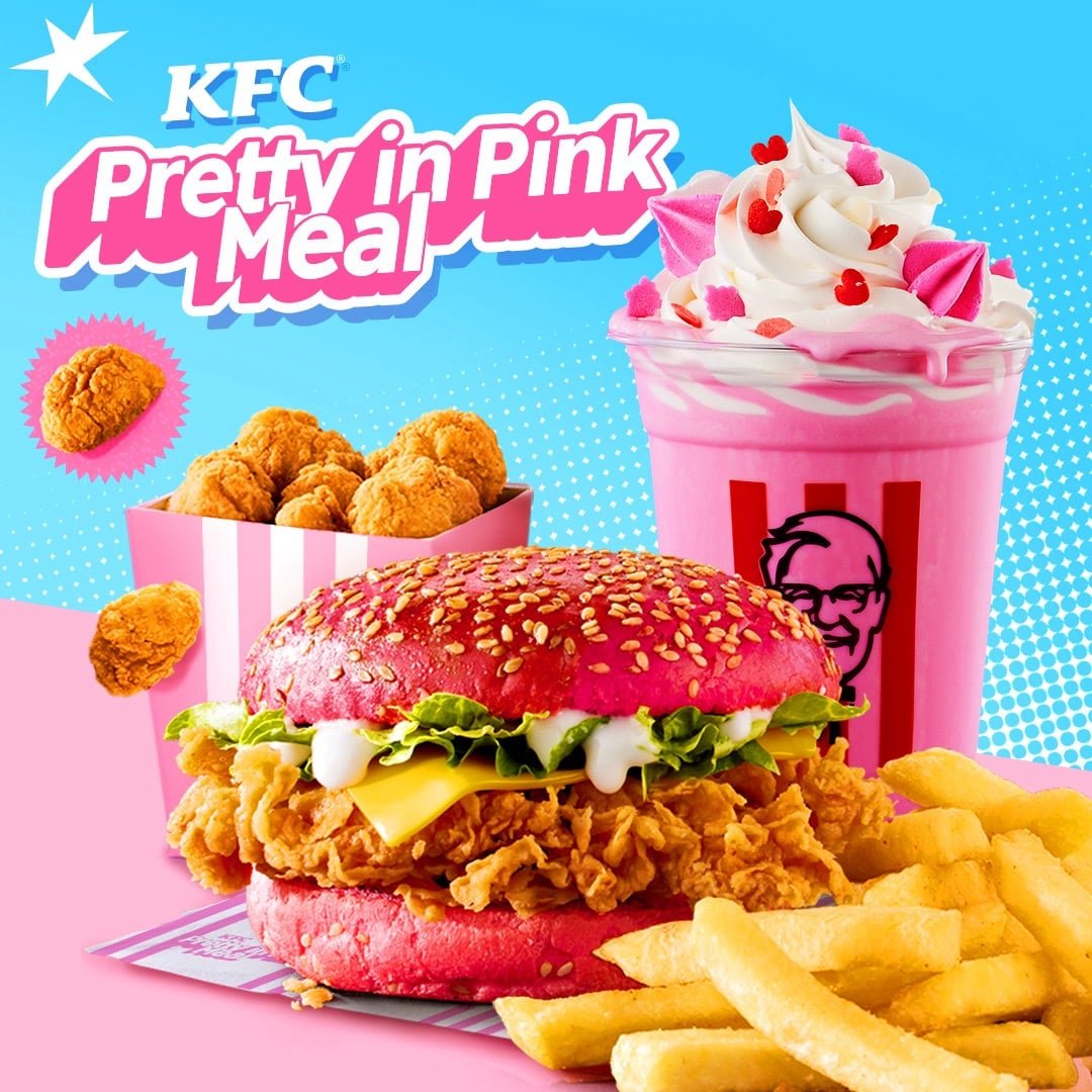Full KFC Kentucky Town Comic Con Africa 2023 Pretty in Pink Meal