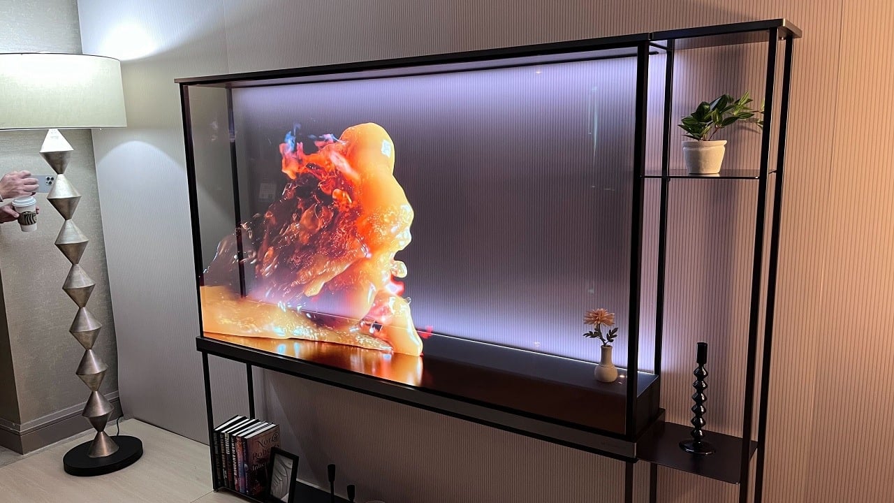 LG OLED T Transparent TV First