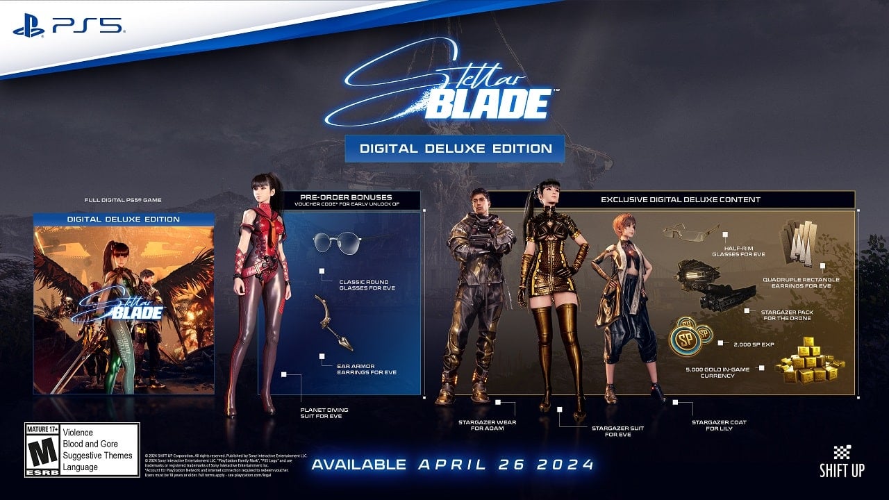 Stellar Blade PS5 Release Date Pre-Order Editions