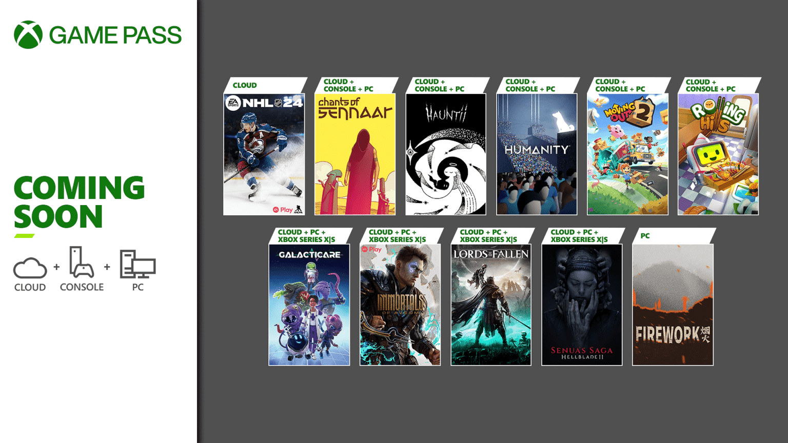 Xbox Game Pass May/June
