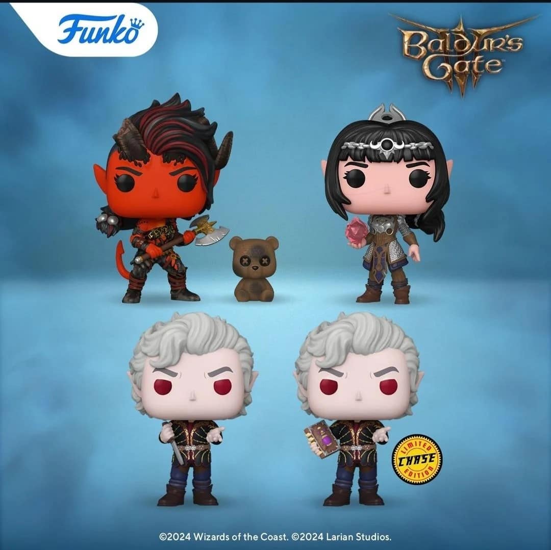 Baldur's Gate 3 Funko Pops Pre-Orders Astarion Karlach Shadowheart
