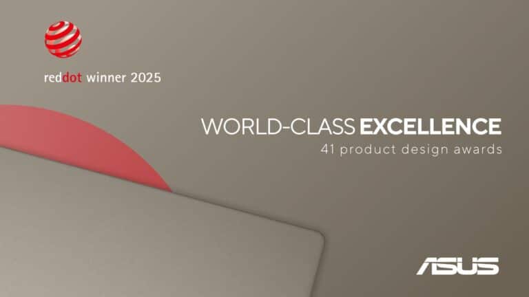 ASUS Red Dot Design Product Design Awards 2025